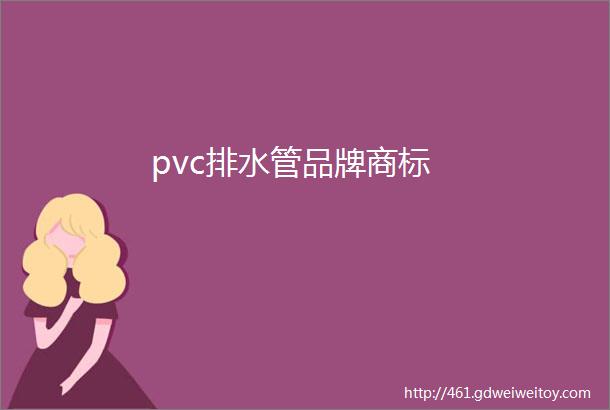 pvc排水管品牌商标